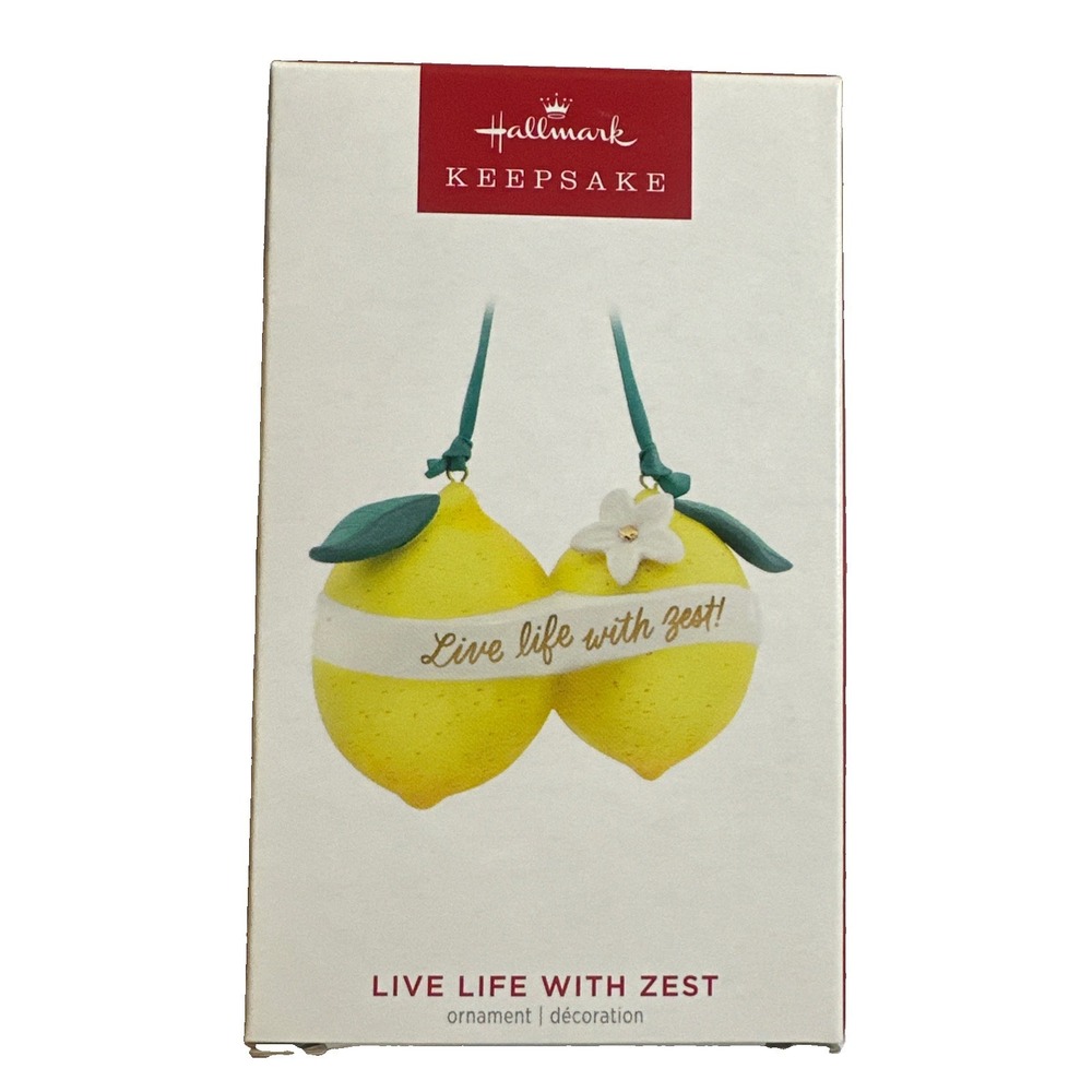 2023 Hallmark Keepsake Ornament "Live Life with Zest" New in Box